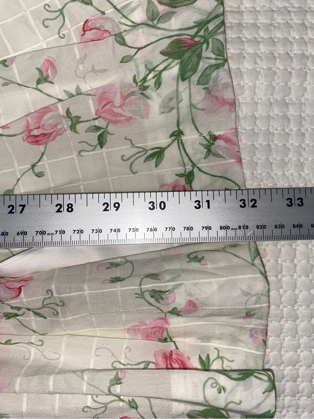 Ralph Lauren Cream Floral Sundress with Pink Roses girls sz12‎